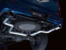 Load image into Gallery viewer, AWE Tuning 0FG 21+ Ford F150 Dual Split Rear Exhaust - 5in Chrome Silver Tips