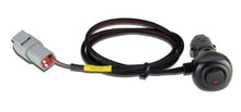 Load image into Gallery viewer, AEM CD Carbon AEMNet Power Adapter w/ Standard 12V Automotive Power Port Interface