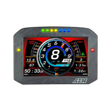 Load image into Gallery viewer, AEM CD-7LG Carbon Logging Flush Digital Dash Display w/ Internal 20Hz GPS &amp; Antenna