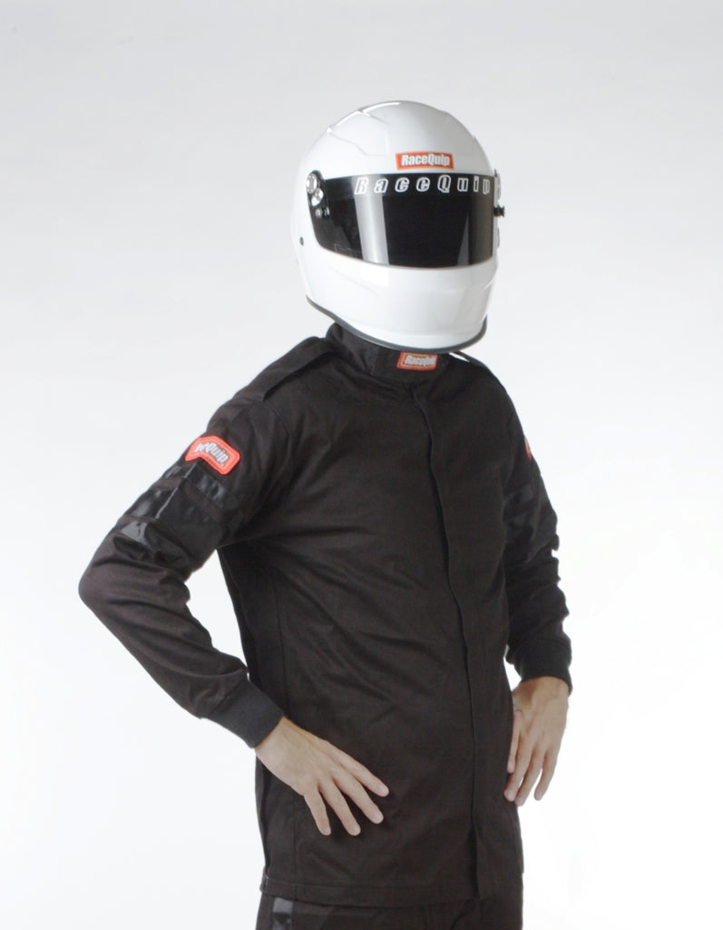 RaceQuip Black SFI-1 1-L Jacket - 4XL