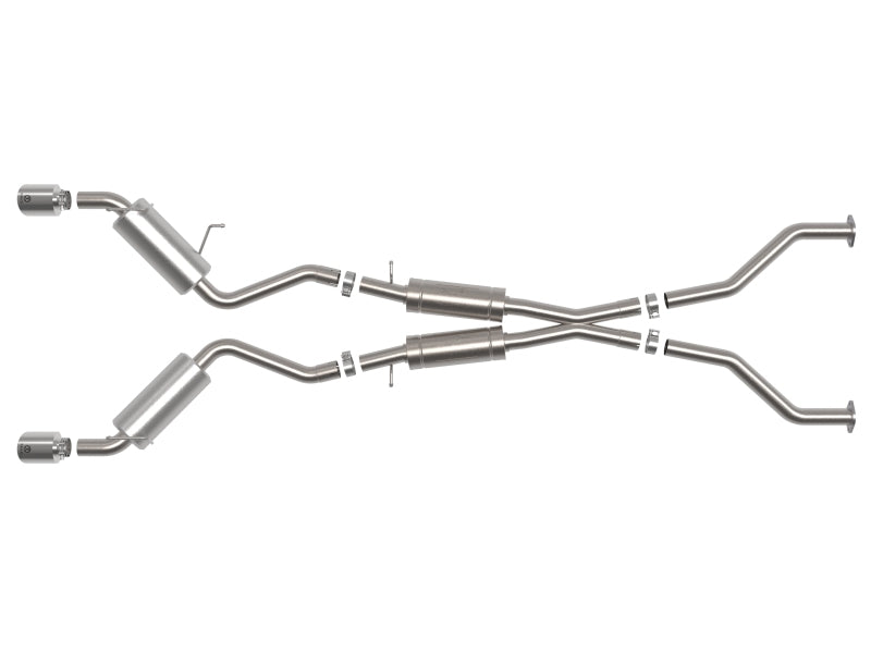 aFe Takeda Cat-Back Exhaust System Nissan 370Z 09-20 V6-3.7L- Polished Tip