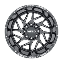 Load image into Gallery viewer, Weld Off-Road W117 20X9 Fulcrum 5X127 5X139.7 ET20 BS5.75 Gloss Black MIL 87.1