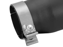 Load image into Gallery viewer, aFe MACH Force-Xp Universal Exhaust Tip 3-1/2ININ x 4-1/2IN Outlet x 12IN Black Left Side Exit