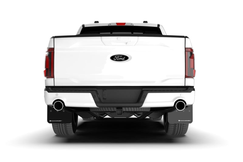 Rally Armor 21-25 Ford F-150 (Excl. Raptor) Black UR Mud Flap w/Metallic Black Logo