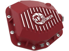 Load image into Gallery viewer, aFe 20-23 Jeep Gladiator JT (Dana M220) Pro Series Rear Differential Cover Red w/ Machined Fins