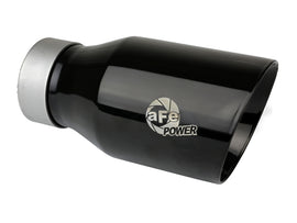 aFe MACH Force-Xp Universal Exhaust Tip 3 IN Inlet x 4-1/2 IN Outlet x 9 IN L- Black Tip
