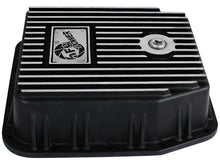 Load image into Gallery viewer, aFe POWER Transmission Pan Ford Trucks 80-92 (AOD Transmission)- Black w/ Machined Fins
