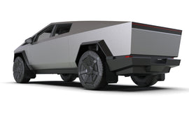 Rally Armor 24-25 Tesla Cybertruck Black UR Mud Flap Metallic Black Logo