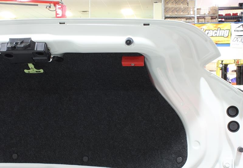 Perrin Subaru BRZ/Scion FRS/Toyota 86 Trunk Handle - Red (Single Handle w/Hardware)