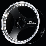 Advan ONI2 Progressive 20x8.5 / +33 Offset / 5x114.3 / 73mm Bore / Machining and Racing Gloss Black