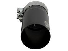 Load image into Gallery viewer, aFe MACH Force-Xp Universal Exhaust Tip 3-1/2 IN Inlet x 4 IN Outlet x 7 IN L Black Right Side Exit