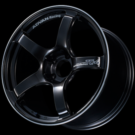 Advan TC4 18x8.5 +45 5x100 Racing Black GunMetallic and Ring Wheel