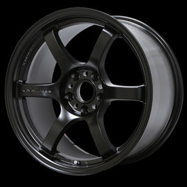 Gram Lights 57DR 17x9.0 +38 5x114.3 Semi Gloss Black Wheel