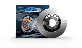 SHW 05-06 Porsche Cayenne S 4.8L Left Front Smooth Lightweight Brake Rotor (958615301)