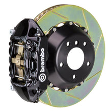 Load image into Gallery viewer, Brembo 06-13 S63 AMG (W216) Rear GT BBK 4 Piston Cast 380x28 2pc Rotor Slotted Type1-Black
