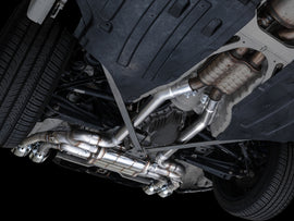 AWE Tuning 20-25 BMW X3 M/M Comp (F97) AWD SwitchPath Axle-Back Exhaust - Chrome Silver Tips