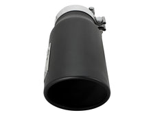 Load image into Gallery viewer, aFe MACH Force-Xp Universal Exhaust Tip 4 IN Inlet x 5 IN Outlet x 12 IN L- Black Tip