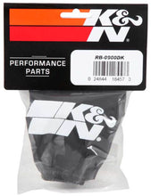 Load image into Gallery viewer, K&amp;N Black Drycharger Round Straight Air Filter Wrap 4.5in ID x 4in H