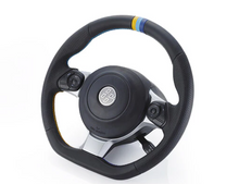Load image into Gallery viewer, GReddy All-Leather Steering Wheel w/ TRUST 3 Colored Stitching for ZN6 / ZC6