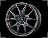 Gram Lights 57FXZ Overseas 19x8.5 +45 5x112 Matte Graphite w/Machining Wheel