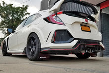 Load image into Gallery viewer, Rally Armor 17-22 Honda Civic Type R Black UR Mud Flap Altered Font Teal Logo