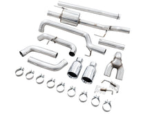 Load image into Gallery viewer, AWE Tuning 0FG 21+ Ford F150 Dual Split Rear Exhaust - 5in Chrome Silver Tips