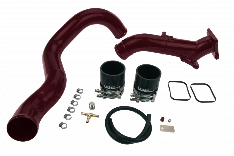 Wehrli 01-04 Chevrolet 6.6L LB7 Duramax 3in Y-Bridge Kit - Bengal Silver