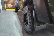 Load image into Gallery viewer, Rally Armor 19-25 Jeep JT Gladiator (Mojave/Rubicon) Black Mud Flap w/Grey Logo