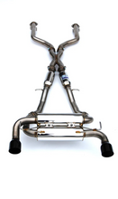 Load image into Gallery viewer, Invidia 2022+ Nissan Z 70mm Gemini Cat Back Exhaust - Single Layer Black Tip
