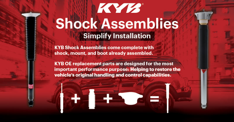 KYB 14-18 Mazda 3 Excel-G Shock Assembly - Rear