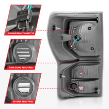 Load image into Gallery viewer, ANZO 07-11 Toyota Tundra Full LED Taillights Black Housing Clear Lens G2 (w/C light Bars)