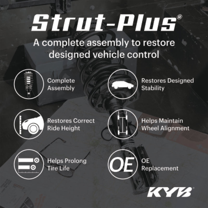 KYB 09-13 Infiniti G37 RWD Coupe (Exc. IPL / w/o 4 Wheel Steering) Strut-Plus Assembly - Front Left