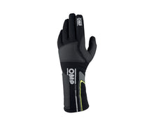 Load image into Gallery viewer, OMP Pro Mech Evo Gloves Black - Size XL (Fia 8856-2018)