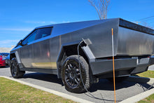 Load image into Gallery viewer, Rally Armor 24-25 Tesla Cybertruck Black UR Mud Flap Silver Logo