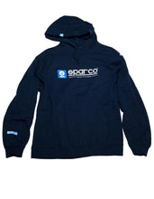 Load image into Gallery viewer, Sparco Sweatshirt Hooded WWW Navy XSML