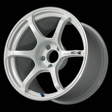 Load image into Gallery viewer, Advan RG-4 17x7.5 / +30 Offset / 4x100 / 63mm Bore / Racing White Metallic and Ring