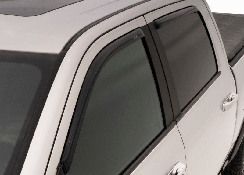 AVS 2019 GMC 1500 Extended Cab/DC Ventvisor In-Channel Front & Rear Window Deflectors 4pc - Smoke