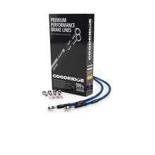 Load image into Gallery viewer, Goodridge Suzuki GT550A Electric Blue Front SS Brake Lines