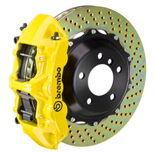 Load image into Gallery viewer, Brembo 01-06 M3 (E46) Front GT BBK 6 Piston Cast 355x32 2pc Rotor Drilled- Yellow