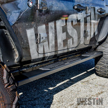 Load image into Gallery viewer, Westin 18-22 Jeep Wrangler JLU 4dr R5 Nerf Step Bars - Tex. Blk