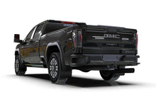 Load image into Gallery viewer, Rally Armor 20-26 GMC Sierra 2500/3500 HD Denali Black Mud Flap w/White Logo