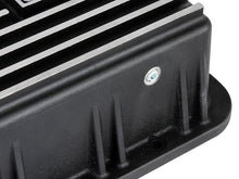 Load image into Gallery viewer, aFe POWER Transmission Pan Ford Trucks 80-92 (AOD Transmission)- Black w/ Machined Fins