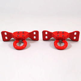 Ford Racing 17-22 Super Duty Tow Hooks - Red (Pair)