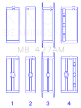 Load image into Gallery viewer, King Engine Bearings Chevrolet 173 V6 (Size +0.75mm) Main Bearing Set