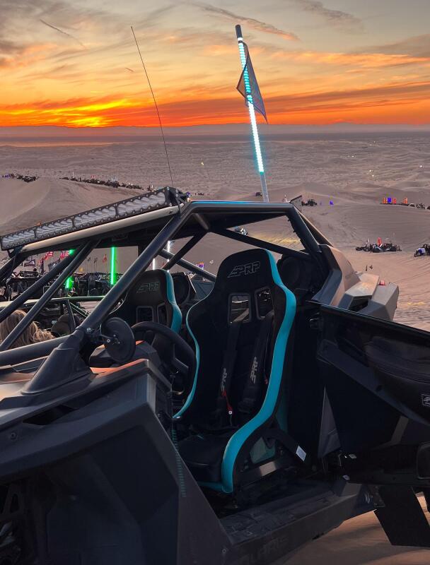 PRP Polaris RZR PRO XP4 / PRO R4 / Turbo R4 Composite Seat Mount Kit w/ Fixed Base - Pair