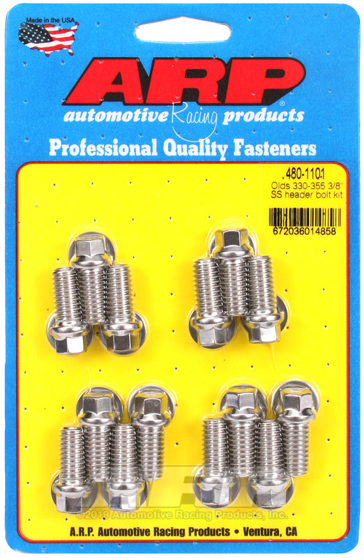 ARP Olds 330-455 3/8in SS Header Bolt Kit