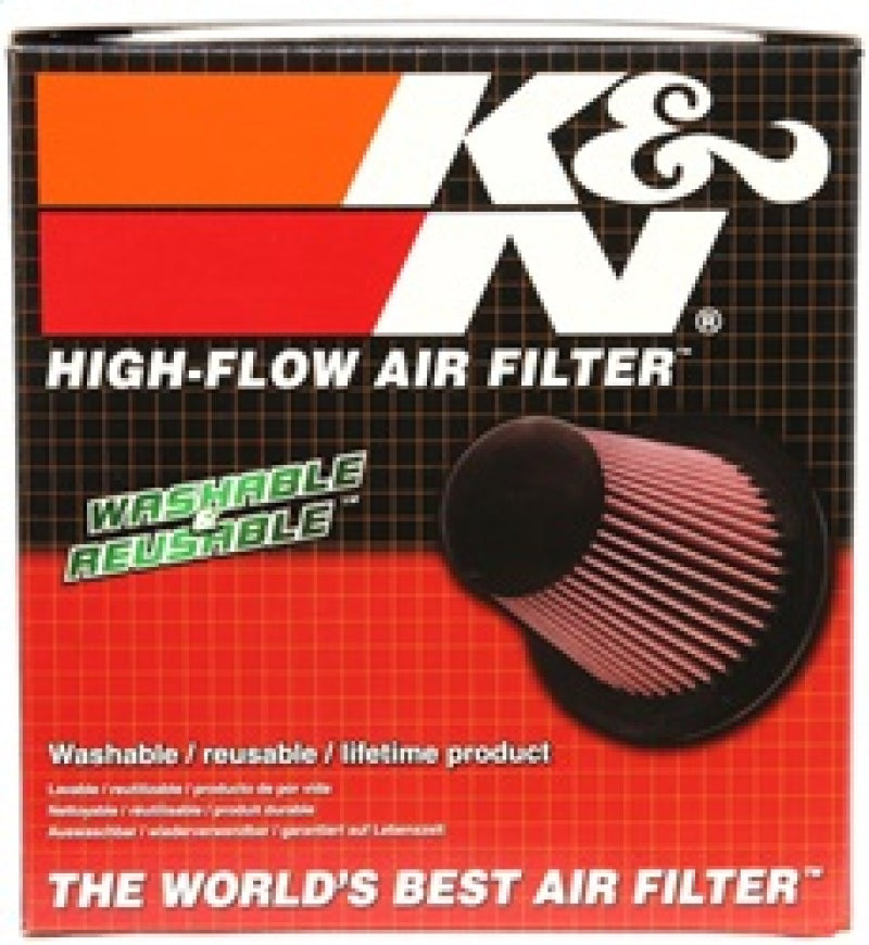 K&N Universal Rubber Filter 6in Flange ID / 7.5in OD / 6in Height / Round Straight