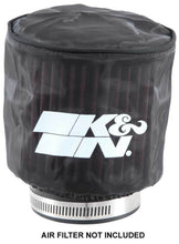 Load image into Gallery viewer, K&amp;N Black Drycharger Round Straight Air Filter Wrap 4.5in ID x 4in H