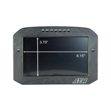 Load image into Gallery viewer, AEM CD-7LG Carbon Logging Flush Digital Dash Display w/ Internal 20Hz GPS &amp; Antenna