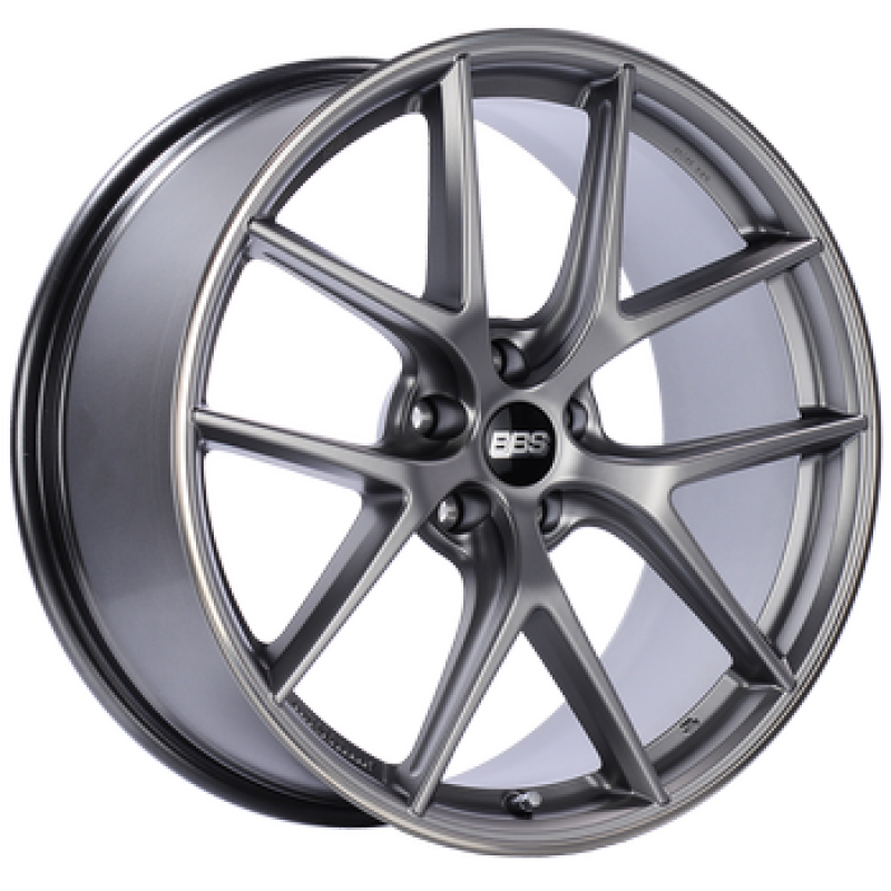 BBS CI-R 20x9 5x112 ET39 Platinum Silver Polished Rim Protector Wheel -82mm PFS/Clip Required